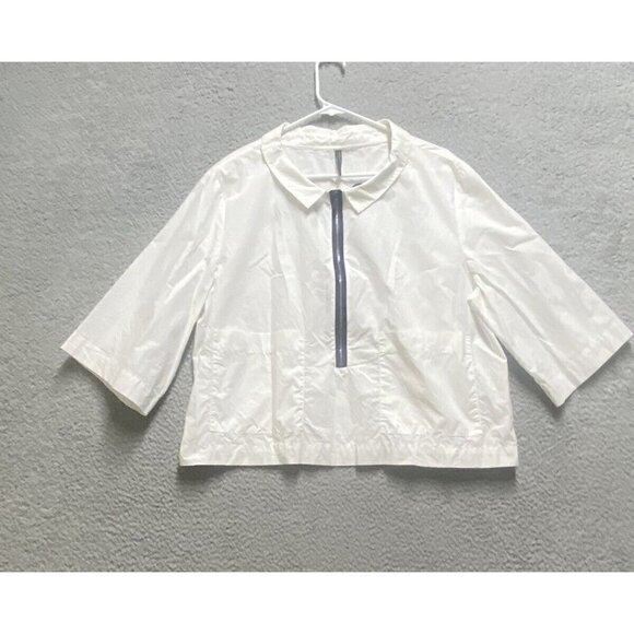 Zara Trafaluc Collection The Real Friends Club Women’s White 3/4 Sleeve L Top - Picture 2 of 6